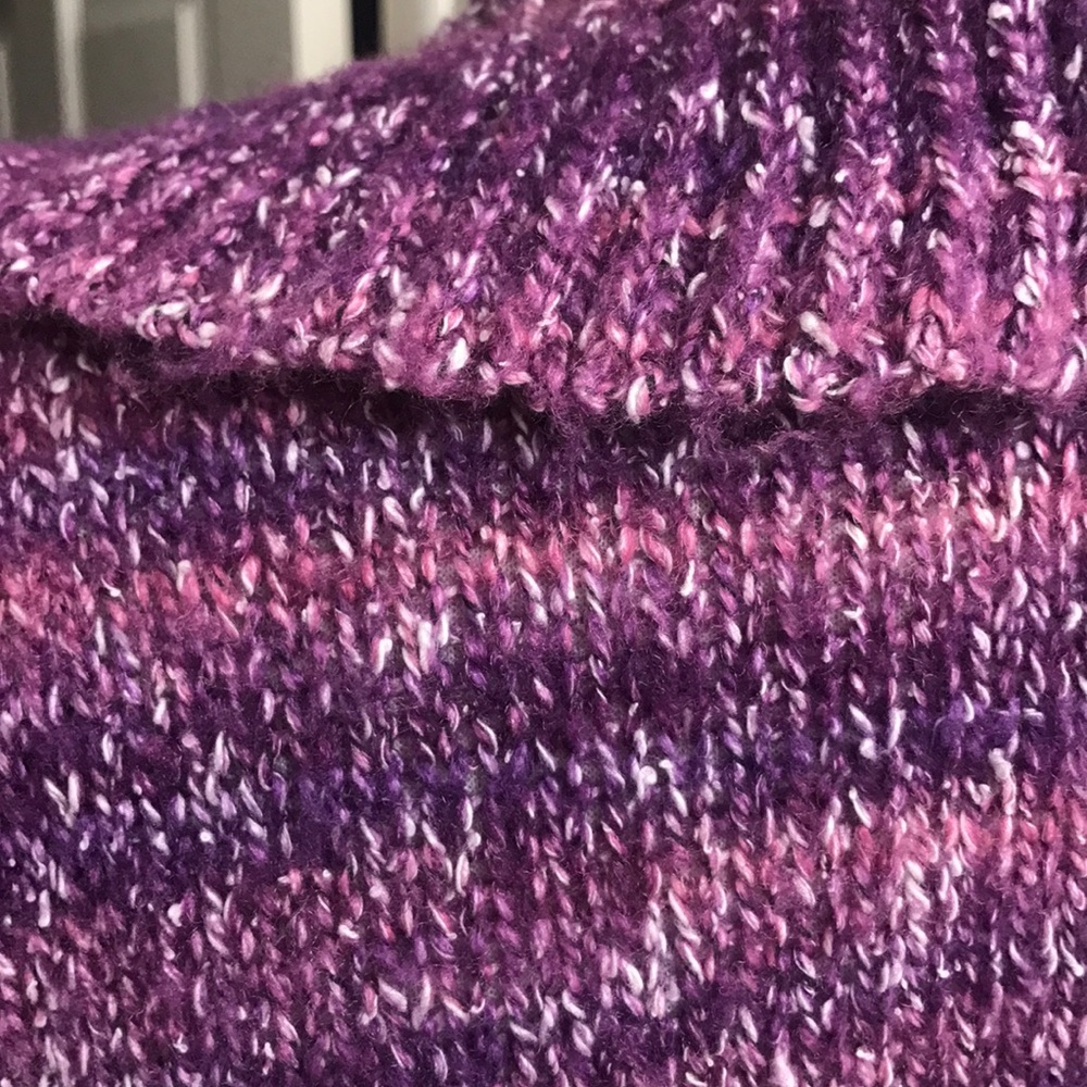 Purple & Pink Sweater Shrug - Picture 6 of 7